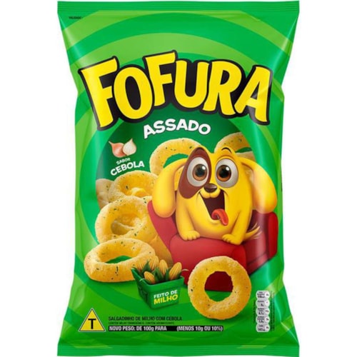 Salgadinho Fofura Sabor Cebola de Milho 80g