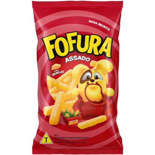 Salgadinho Fofura Sabor Queijo 60g