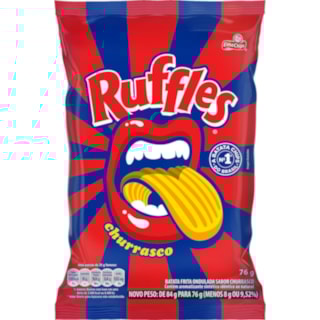 Salgadinho Ruffles Chips de Churrasco 76g