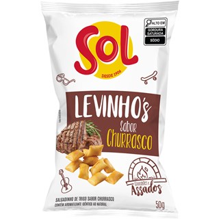 Salgadinho Sol Levinho's Sabor Churrasco 50g