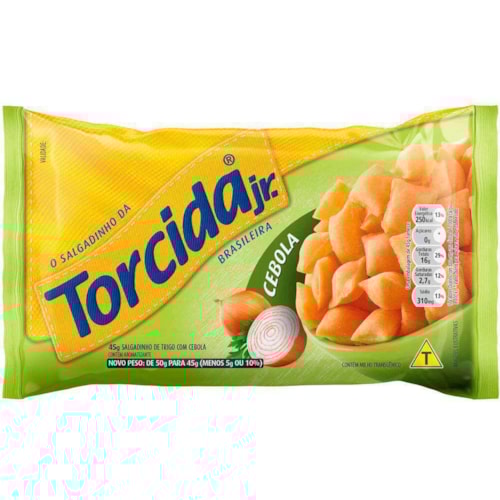 Salgadinho Torcida Jr Cebola 45g
