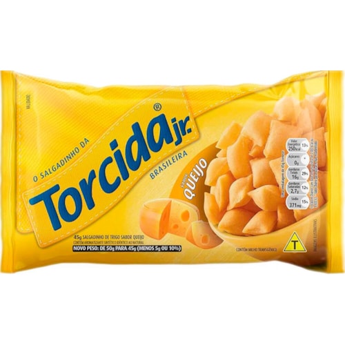Salgadinho Torcida Jr Queijo 45g