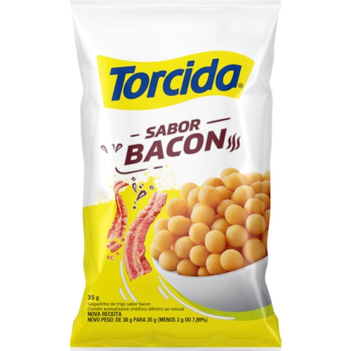 Salgadinho Torcida Jr Sabor Bacon 35g