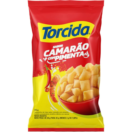 Salgadinho Torcida Jr Sabor Camarão 35g