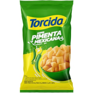 Salgadinho Torcida Jr Sabor Pimenta Mexicana 35g