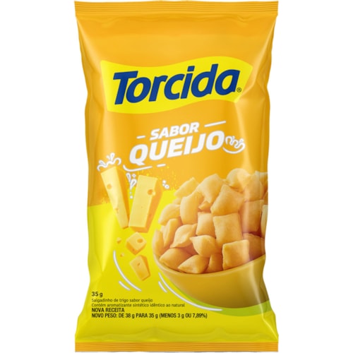 Salgadinho Torcida Jr Sabor Queijo 35g