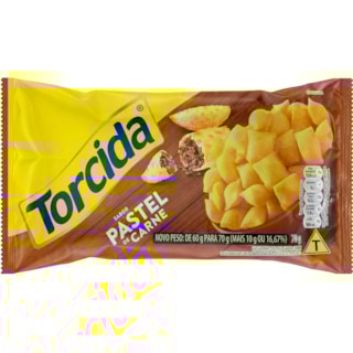Salgadinho Torcida Pastel de Carne 70g