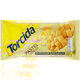 Salgadinho Torcida Pastel de Queijo 70g