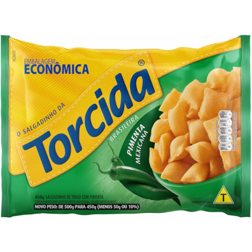 Salgadinho Torcida Pimenta Mexicana 450g