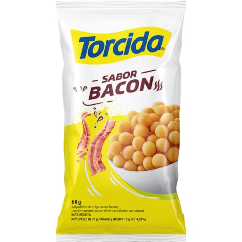 Salgadinho Torcida Sabor Bacon 60g