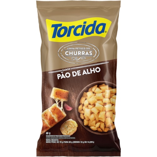 Salgadinho Torcida Sabor Pão de Alho 60g