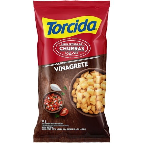 Salgadinho Torcida Sabor Vinagrete 60g