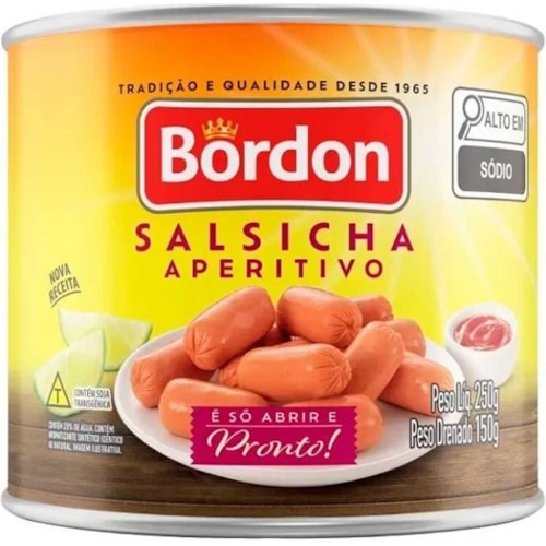 Salsicha Bordon Aperitivo em Lata 150g