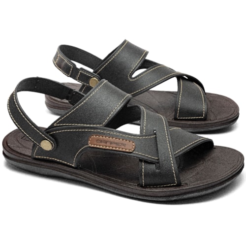 Sandália Danper Zeus Preto 43/44