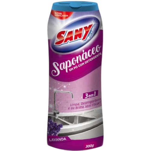 Saponáceo em Pó Sany Bril Lavanda 300g