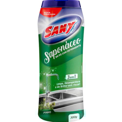 Saponáceo Sany Bril em Pó Pinho 300g