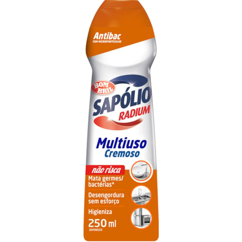 Saponáceo Sapólio Radium Antibac Multiuso Cremoso 250ml