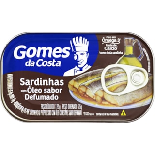 Sardinha Gomes da Costa Defumada 125g