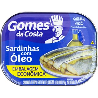 Sardinha Gomes da Costa Óleo 250g