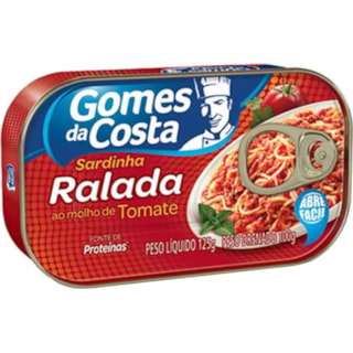 Sardinha Gomes da Costa Ralada Molho Tomate 110g