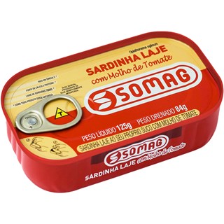 Sardinha Laje Somag Tomate 125g
