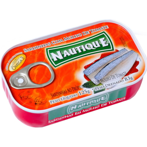 Sardinha Nautique Molho de Tomate 125g