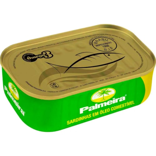 Sardinha Palmeira em Óleo 125g