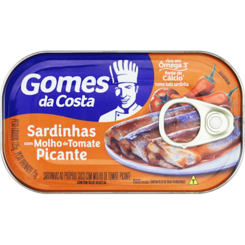 Sardinha Picante Gomes da Costa 125g