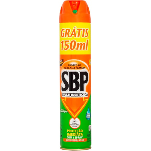 SBP Multi Inseticida Aerosol Eucalipto 450ml Grátis 150ml