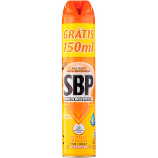 SBP Multi Inseticida Aerossol Óleo de Citronela 450ml Grátis 150ml