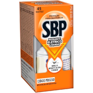 SBP Repelente Elétrico Líquido Refil 32,9ml 45 Noites