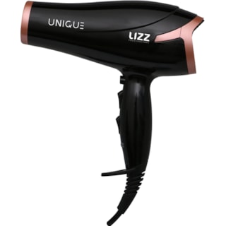 Secador de Cabelo Lizz Professional Unique Black 2100W Bivolt