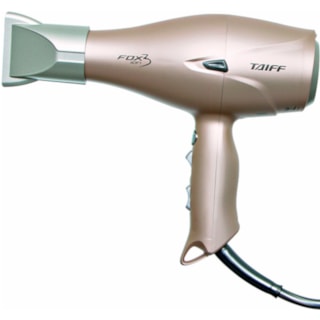 Secador de Cabelo Profissional Taiff Fox Ion 3 2200W FF10 Dourado 220V