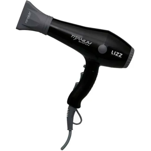 Secador Elétrico Lizz Titanium Black 2400W 220V