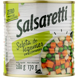 Seleta de Legumes Salsaretti em Lata 170g