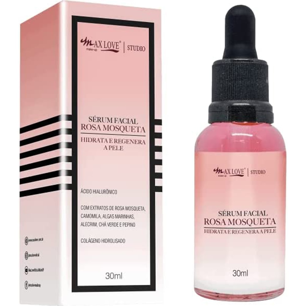 Sérum Facial Max Love Rosa Mosqueta 30ml - Destro