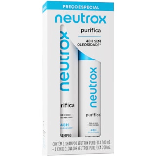 Shampoo 300ml+Condicionador 200ml Neutrox Purifica