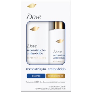 Shampoo 350ml + Condicionador 175ml Dove Reconsrução Aminoácido