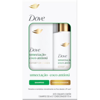 Shampoo 350ml + Condicionador 175ml Dove Umectação Coco Antioxi