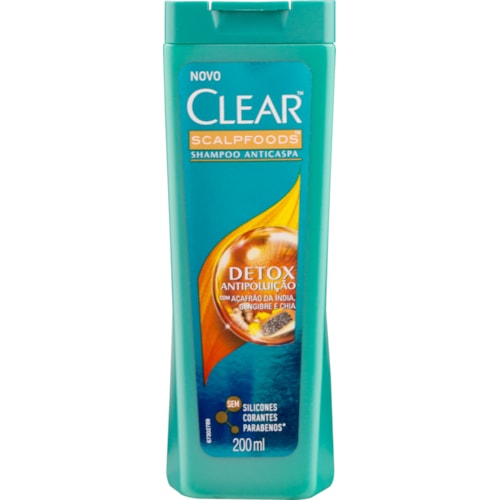 Shampoo Anticaspa Clear Detox 200ml
