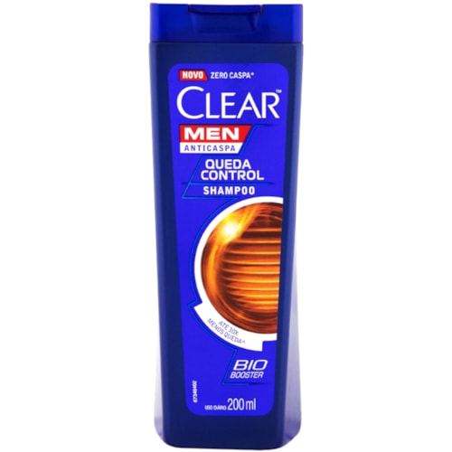 Shampoo Anticaspa Clear Men Queda Control 200ml