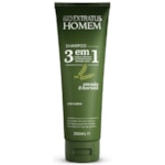 Shampoo Bio Extratus Homem 3 em 1 Cevada & Hortelã 250ml