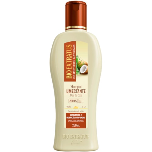 Shampoo Bio Extratus Umectante Óleo de Coco 250ml