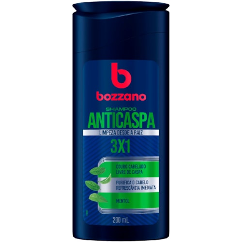 Shampoo Bozzano Anticaspa 3x1 200ml