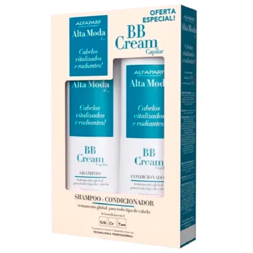 Shampoo + Condicionador Alta Moda BB Cream 2em1 300ml