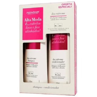 Shampoo + Condicionador Alta Moda Liss Extreme kit 2em1 300ml