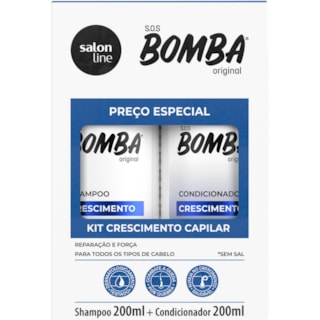 Shampoo+Condicionador Salon Line SOS Bomba 200ml