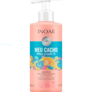 Shampoo Crescimento Saudável Inoar Meu Cacho Meu Crush 400ml