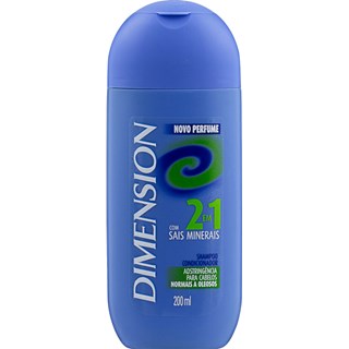 Shampoo Dimension 2 em 1 Cabelos Normais a Oleosos 200ml