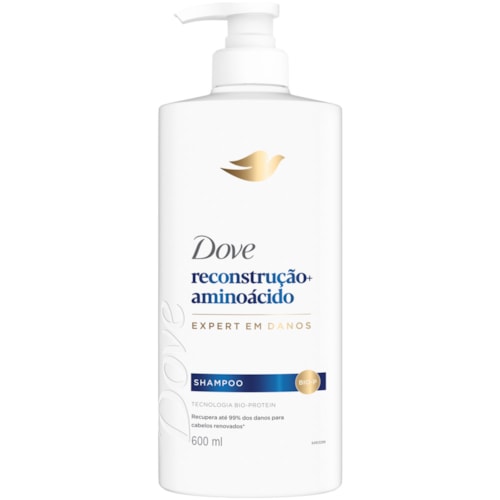 Shampoo Dove Cachos Reconstrução+ Aminoácido 600ml